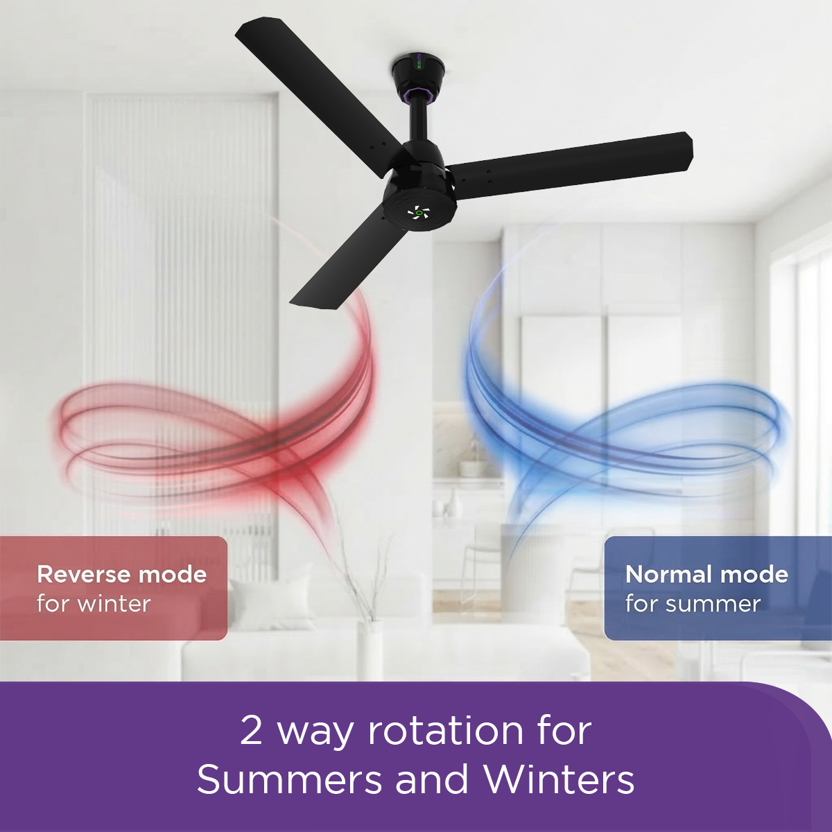EcoLink AiroKristal 1200mm BLDC Ceiling Fan - Image 8