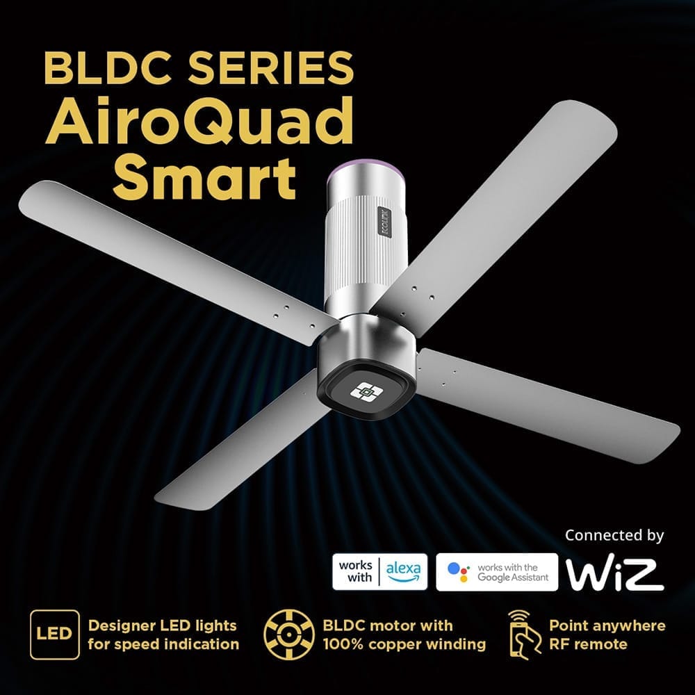 EcoLink AiroQuad Smart 1200mm BLDC Ceiling Fan - Image 6