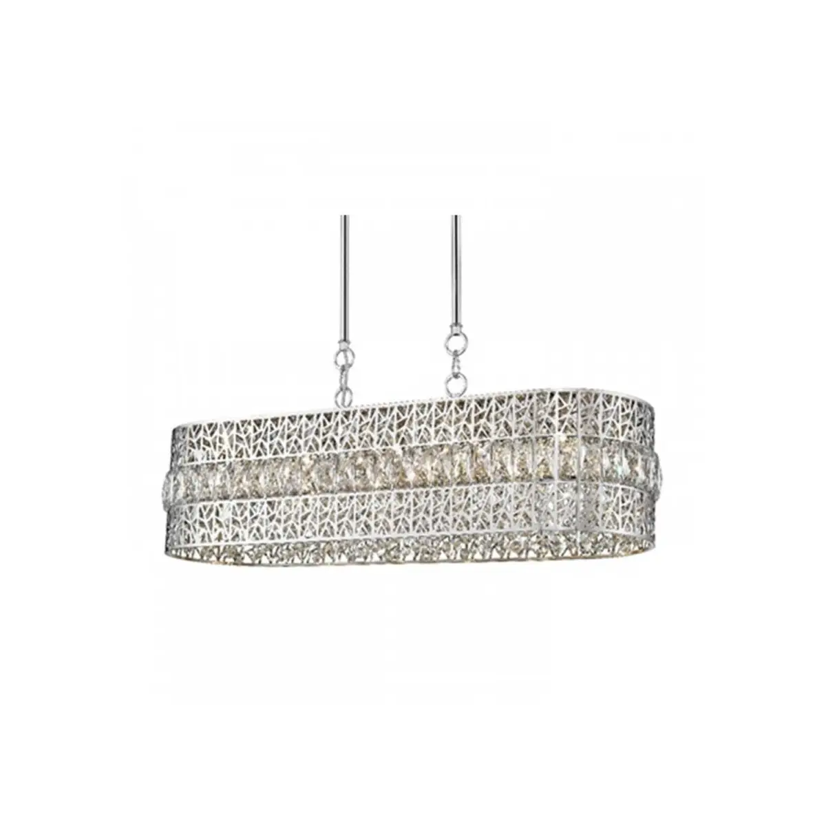 Philips 581886 Corona Chandelier Chrome Crystal